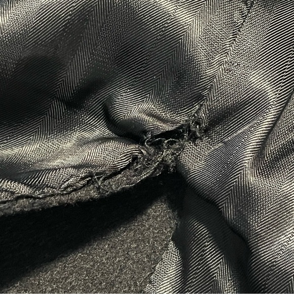 Christian Aujard Cashmere Blend Double Breasted Overcoat Mens 42 Black - Picture 3 of 16